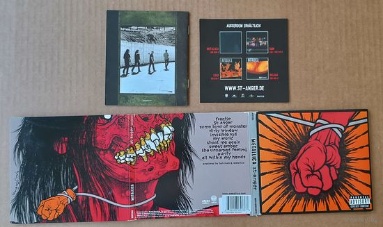 Metallica - St. Anger (аудио CD+DVD Europe 2003) Digipack