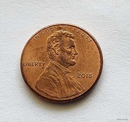 США 1 цент, 2018