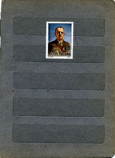 ПОЛЬША, 1981,  известные люди, серия 1м гашен