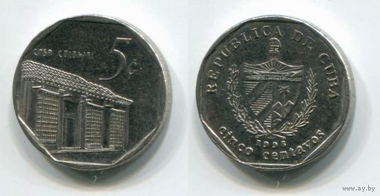 Куба. 5 сентаво (1996, XF)