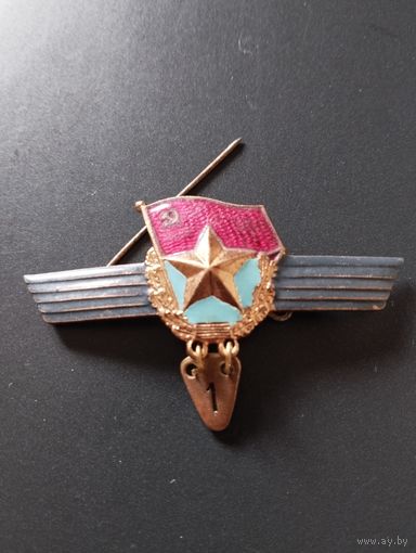 Знак сверхсрочника ВС СССР на 1-2 год.