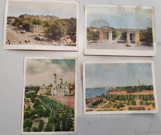 Почтовые карточки. ИЗОГИЗ. 1960 г. Достопримечательности.