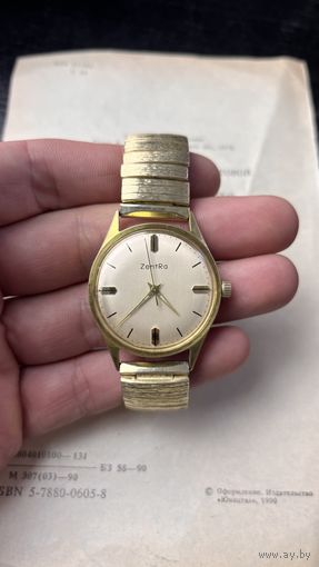 Швейцарские Часы Zentra позолота