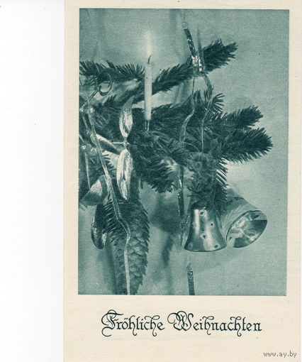Рождество, Австрия-Германия, середина ХХ в., чистая