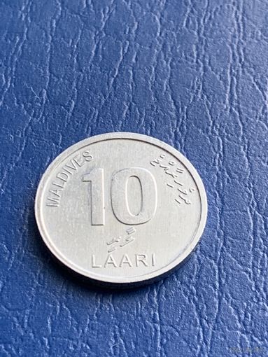 Мальдивы 10 лари 2012г