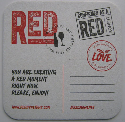 Подставка под пиво Red /Бельгия/.