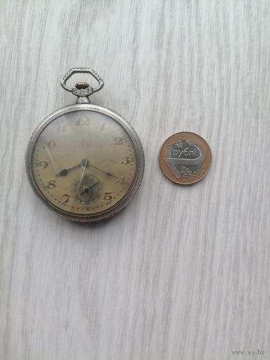 Часы карманные серебро, клейма