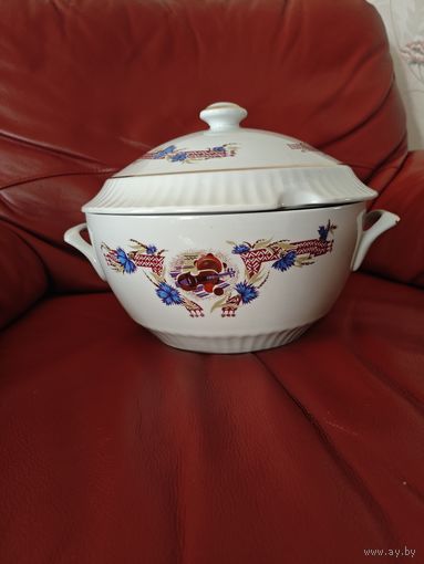 Супница, Добрушский фарфоровый завод.