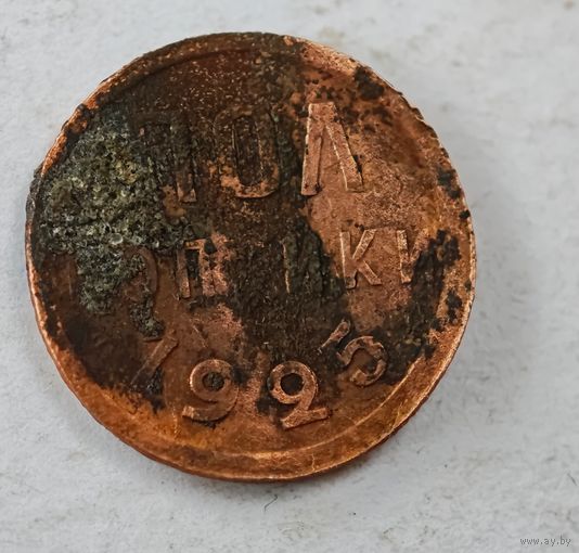 1925 год пол копейки