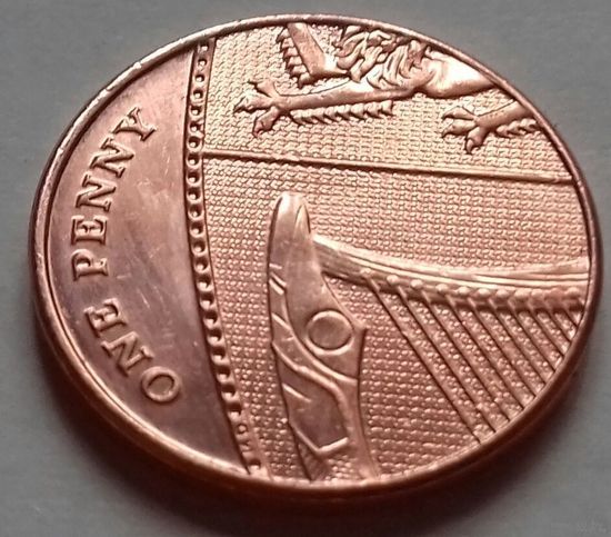 1 пенни, Великобритания 2008 г.
