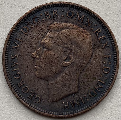 Великобритания 1 пенни 1938 г.