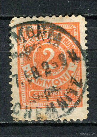 Германия - Хемниц - Местные марки - 1892 - Цифры 2Pf - [Mi.40c] - 1 марка. Гашеная.  (Лот 71CZ)