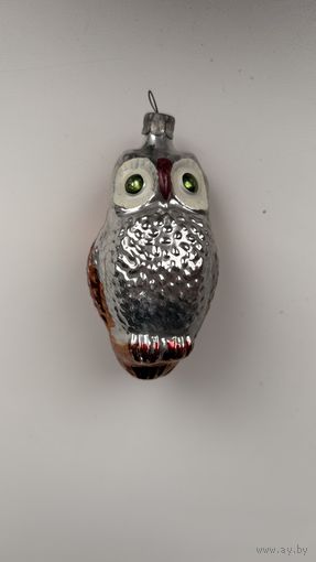 Елочная игрушка ссср сова
