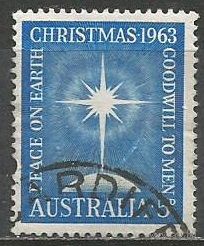 Австралия. Рождество. 1963г. Mi#337.