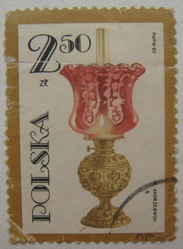 Польша марка 1982 г. 100-летие смерти Игнация Лукасевича