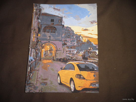 Картина Холст дублирован на картон Н/Х.С рубля.