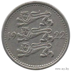 Эстонская Республика /I Республика/. 3 марки 1922.