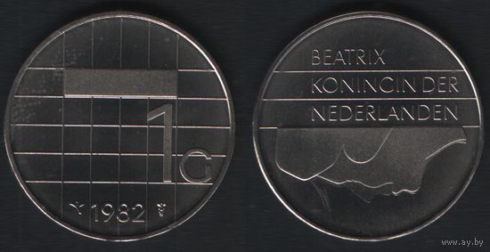 Нидерланды km205 1 гульден 1982 год (_8