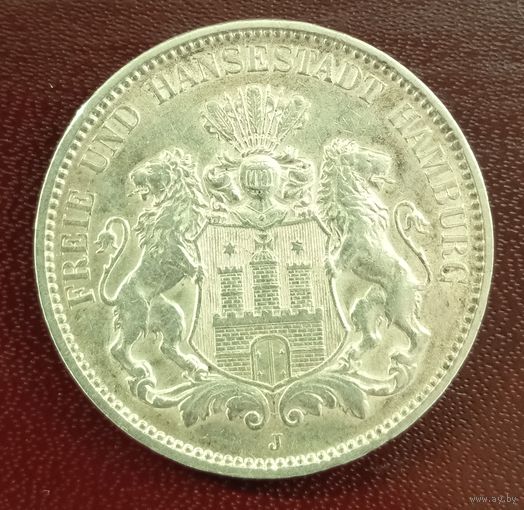 Вольный город Гамбург 3 марки 1912