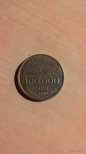 Турция, 100000 лир 2000.
