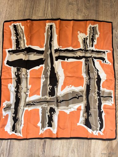 Винтажный шёлковый платок