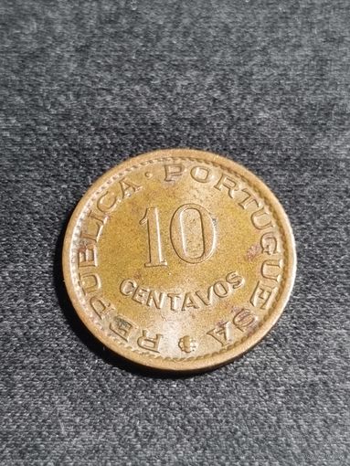 Португальское - Сан-Томе и Принсипи 10 сентаво 1962