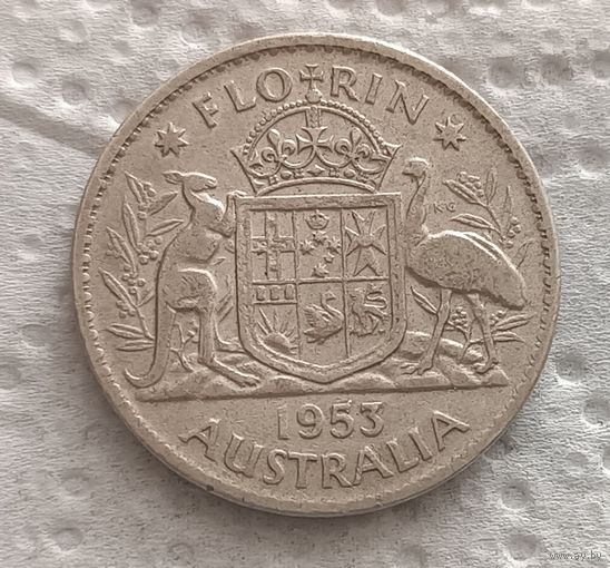 Австралия флорин 1953