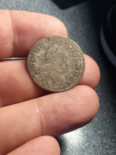Шестак (6 грошей) 1680 г. TLB "Тип 1680-1683" Речь Посполита Ян III Собеский
