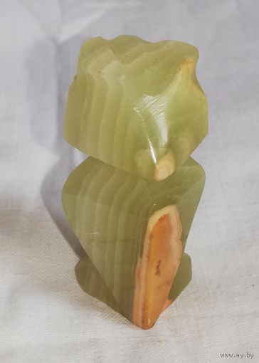 Фигурка совы из оникса, СССР