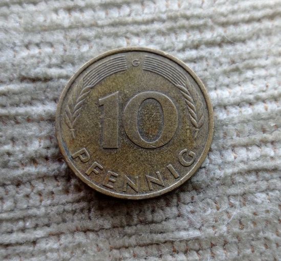 Werty71 Германия ФРГ 10 пфеннигов 1985 G
