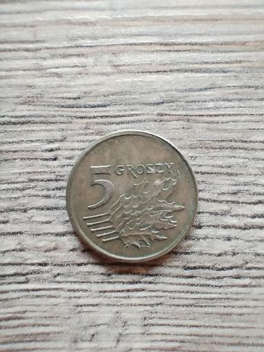 5 грошей 1991 Польша