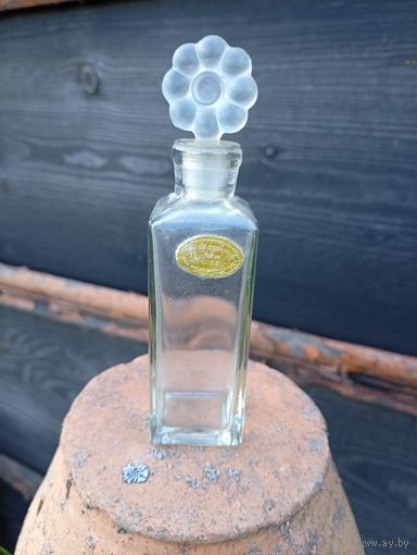 Винтажный "Флакон от духов" стекло, целый, ретро-ссср!