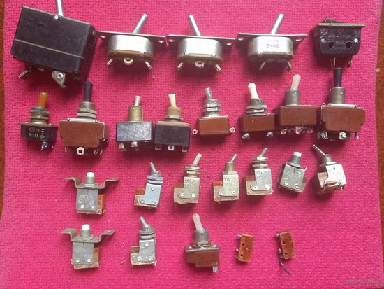 Переключатели, тумблеры.