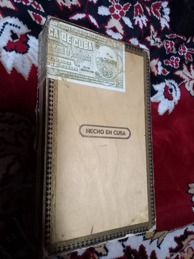 Коробка для сигар старинная  La Corona Habana Куба