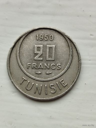 20 франков Тунис ( французская колония)