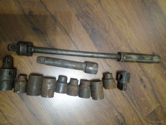 Набор накидных ключей, переходники СССР