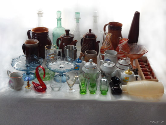 Посуда и прочее. 129 предметов с 1 рубля!