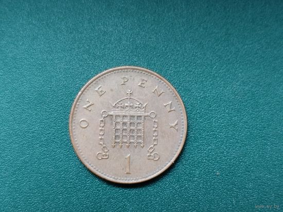 1 пенни Великобритания.