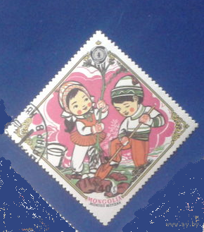 Монголия 1983 10 лет детскому фонду