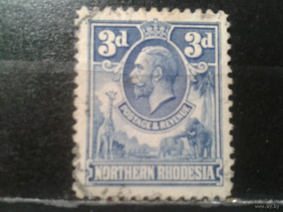 Северная Родезия, 1925. Стандарт. Король Георг V