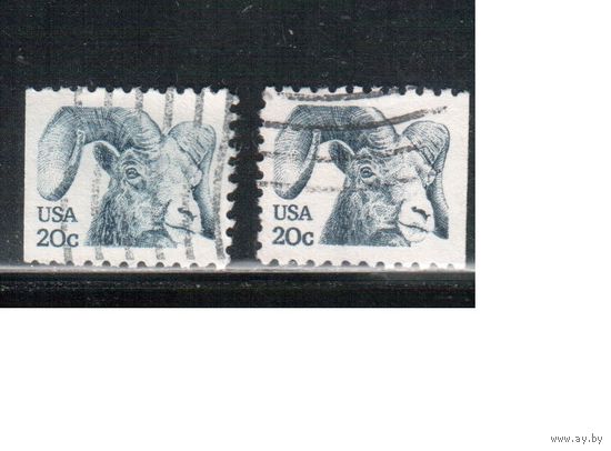 США-1982, (Мих.1523 D) ,  гаш. , Стандарт , Фауна(одиночка)