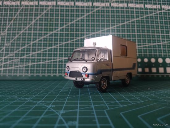 Масштабная модель УАЗ 452Д Айокки Телевидение Масштаб 1/43 Deagostini