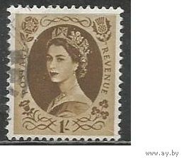 Британия. Королева Елизавета II. 1953г. Mi#271.