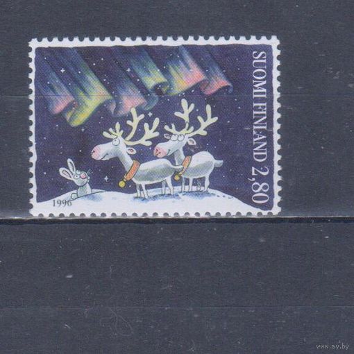 [1163] Финляндия 1996. Рождество.Новый Год. MNH