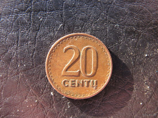Литва. 20 центов. 1991. С 20 копеек. Распродажа коллекции. Смотрите другие лоты.