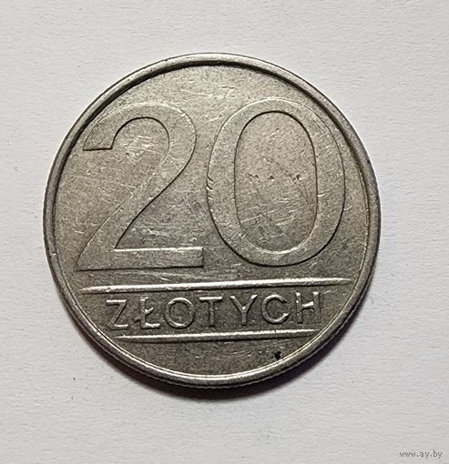 Польша 20 злотых, 1986