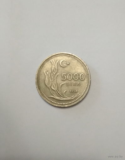 Турция / 5 000 лир / 1994 год