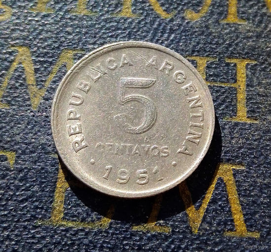 5 сентаво 1951 Аргентина #01