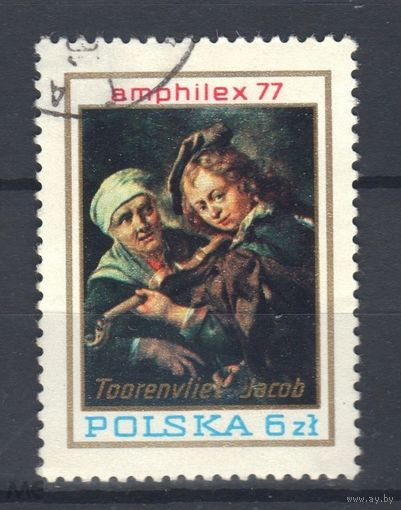 Польша / Polska 1977. Искусство, живопись. Торенвилт Скрипач. Одиночка СТО. Mi#2508