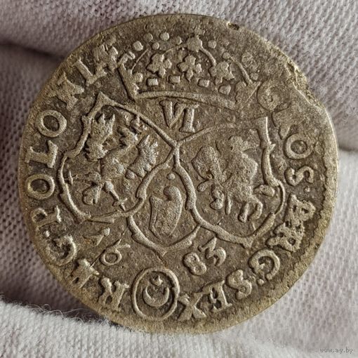6 грошей шестак 1683 года Речь Посполитая Ян III Собеский